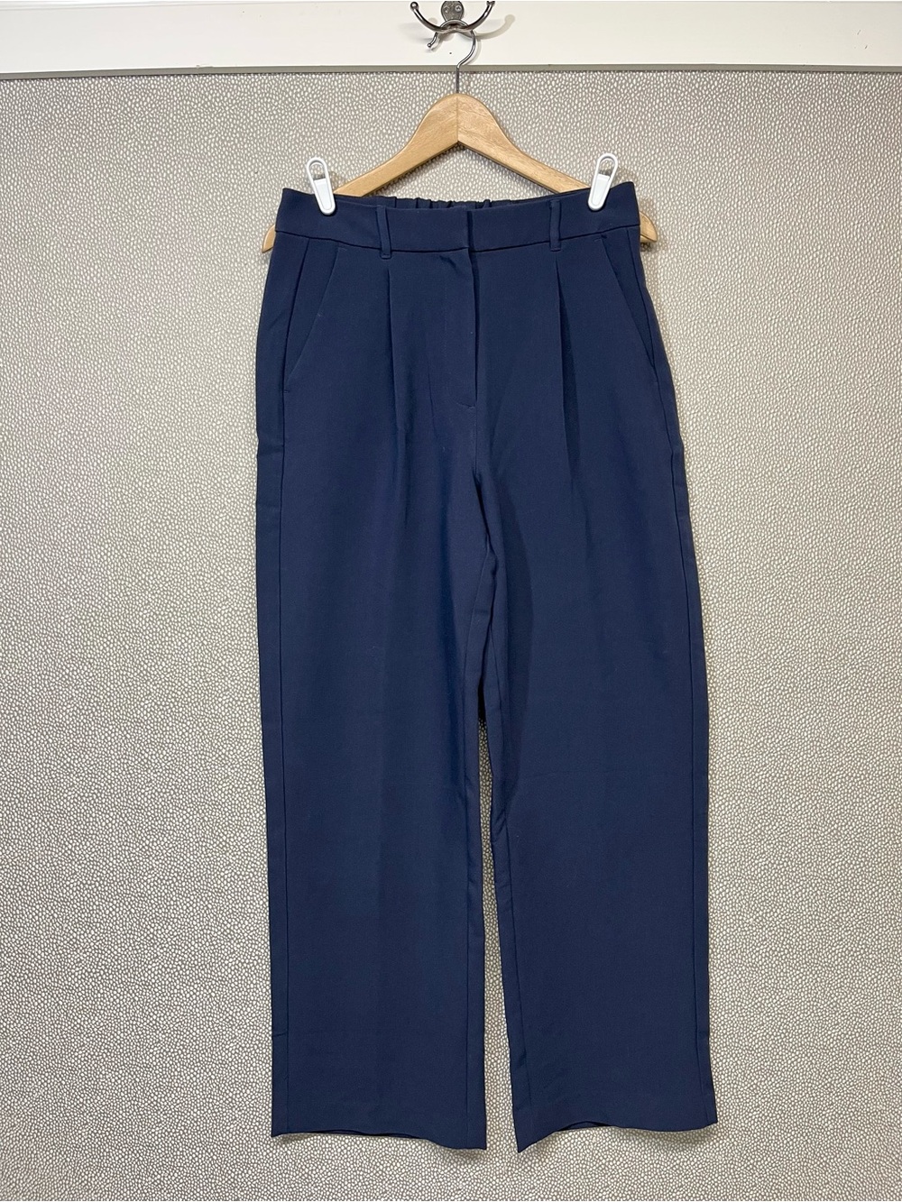 M Old Navy Taylor Extra High Rise Wide Leg Trouser Navy